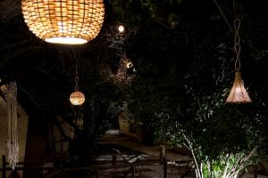 The Rustic Cabins Night View